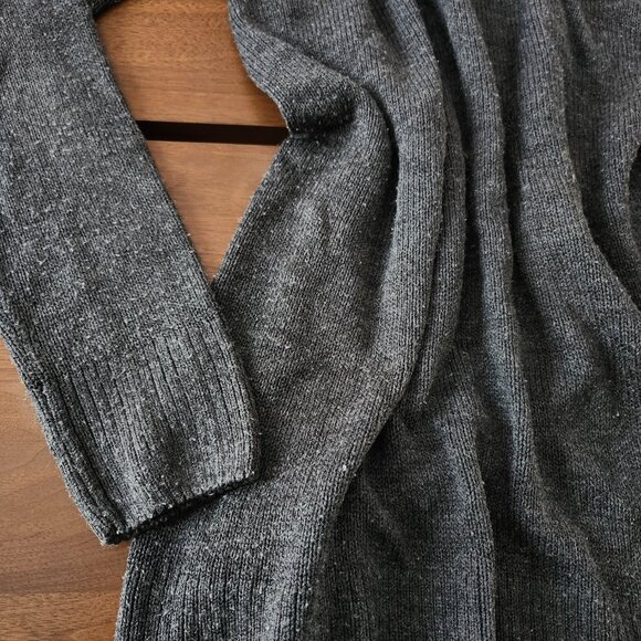 Cozy Heather Gray Cowl Neck Sweater - Picture 2 of 4
